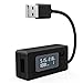 Produktbild Audel USB Multimeter (Messung von Spannung, Strom und Kapazität), USB Leistungsmesser Digitale Amperemeter Digitale Voltmeters für Ladegerät, USB Kabel, Power-Bank, Autoladegerät, Solar Ladegerät und so weiter