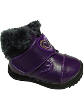 Winterstiefel für Babys und Kleinkinder, warm gefüttert, lila, Gr. 20-25