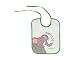 Playshoes 25 X 20cm Tie Bibs Zoo Animals on the Back Foil Underlay (Pack of 5)