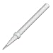 Produktbild erenLine® Lötspitze; Spitzenform: spitz, 1,5 mm; für 48 W Lötstationen Fixpoint AP 2, ZD-98, ZD-99, ZD-8906, ZD-8906L, ZLS 6 und baugleiche; mit innen massiver Schaft (nicht hohl)