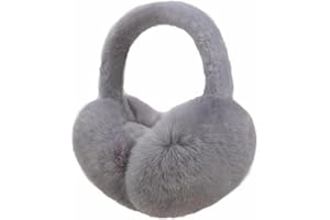 Qooloo Scaldaorecchie Invernali, Scaldaorecchie da Donna, Paraorecchie in Peluche Invernale, Caldo Paraorecchie da Donna, per L'inverno, Equitazione, All'aperto
