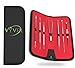Blackhead Remover Dermatologist Grade Kit, Removes Blackheads, Whitehead & Blemishes, BEST Acne Extractor Tool Set - Treats Pimples, Facial Acne & Comedones -100% Hygienic, Skin Safe, Won't Cause Redness