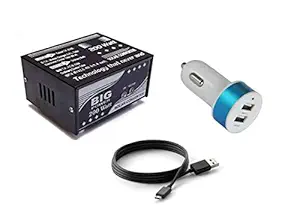 ERH INDIA 200 Watt Big 12v DC to AC Converter Including Mobile Charging Data Cable and Car Charger Mini Car Inverter