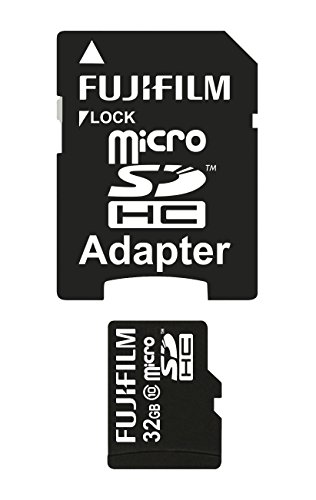 Fujifilm High Performance C10 microSDHC 32GB Speicherkarte mit SD-Adapter