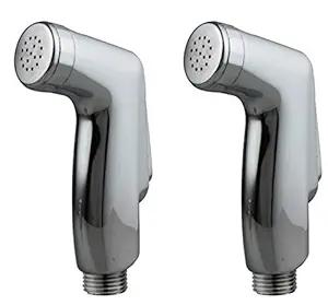 Snowbell Penguin Health Chrome Plated Finish Faucet Head (Silver, Standard Size) - Set of 2