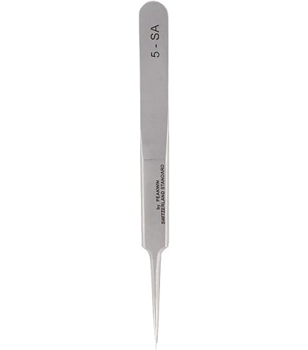 Pinzette Da Orologiaio AUGUSTA #AA – Appuntite, Antimagnetiche, INOX, Manico Largo