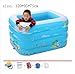 Produktbild Aufblasbares Schwimmbecken - Aufblasbares Verdickungsbadefass Für Den Haushalt Blau 120 * 95 * 75