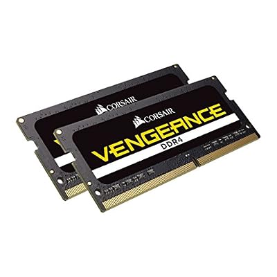 Corsair CMSX32GX4M2A2666C18 Vengeance 32GB (2x16GB) DDR4 2666Mhz Mémoire Pour Ordinateur Portable SODIMM (260 Pin) Noir