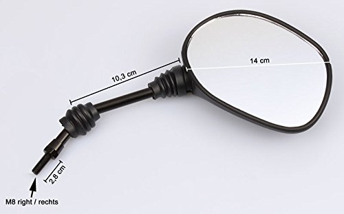 Spiegel Set Rückspiegel Paar Emgo 20-78201 20-78202 - 2