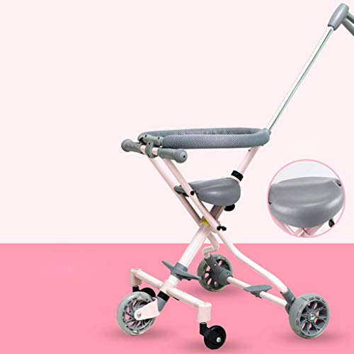 MINISU Infant Baby Stroller Trend Expedition Travel Aluminum Alloy Frame, High Elastic Sponge Cushion, Durable and Comfortable. Travel (Color : B)