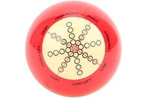 SOLUPTANISU Weißer Spielball Billiard,Billard Trainingstraining Pool Cue Ball,tragbarer Billard Spieltraining Übungsassistent Zubehör für America Pool Eight Ball training cue ball,pool billard positionshalter,bil