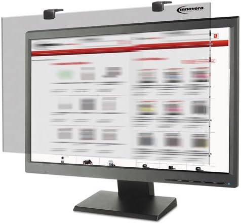 Innovera"ivr46416 24 pc Display Privacy Filter Frameless Anti-glare Filter Display Privacy Filter – Display privacy filter screen filters for (PC Privacy Filter, Frameless, Acrylic, Clear, (LCD)