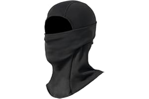 MIRKUZI Sturmhauben für Kinder Winter-Kopfbedeckung, warme Sturmhaube, winddichte Maske, Skimaske, für Jungen und Mädchen (schwarz)