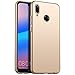 Produktbild Conie Basic Slim Cover kompatibel mit Huawei P20 Lite, Extra dünne Anti Fingerprint Hülle Schutzhülle Rutschfeste Oberfläche (Gold Matt Finish)