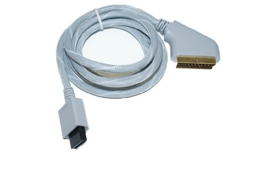 Preisvergleich Produktbild AV TV RGB Scart Video / Audio Kabel für Wii Konsole - RBrothersTechnologie