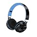 Produktbild Bluetooth Kopfhörer over Ear, Kabellose Kopfhörer mit Kräftigen Bass-Sound, 6 Stunden Spielzeit,Wireless HiFi Stereo Faltbar Bluetooth Headset, CVC6.0 Noise Canceling Mikrofon Freisprechen (Blau)