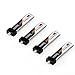 Produktbild Crazepony-UK 4pcs 250mAh 1S Lipo akku 3.7V 35C Micro JST 1.25 Blade Inductrix for Tiny Whoop Battery