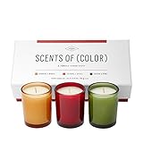 Duftkerzenset 3tlg. Fossil Duftkerzen Set Scents of (Color) FRC1004 Ein schönes Geschenk mit 3 Duftkerzen Inhalt: Cognac & Birch 62g, Citrus & Spice 62g und Cedar & Pine 62g - Duftkerzen.