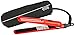 Elie Red Travel Hair Straightener with Free Heat Resistant Storage Bag