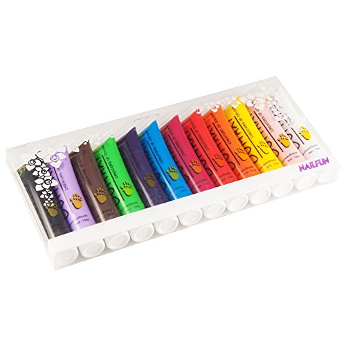 OUMAXI - One-Stroke Acrylfarben 3D - 12 Tuben zu je 12ml - wasserverdünnbar