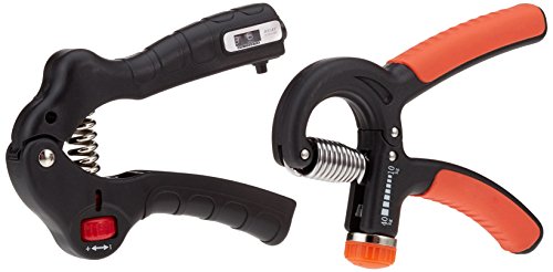 SEAAN 2er Set Handle Hand Gripper Strength Training Adjustable Exerciser Strength Hand Gripper No Slip Muscle Strength Training Resistance to 22 88 lbs Trainer Wrist Strength Training Grip and Forearm Muscles