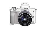 Canon Italia EOS M50 + EF-M Fotocamera Mirrorless, Bianco, Lunghezza Focale 15-45 mm