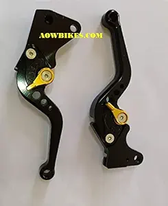 AOW Attractive Offer World 6 Adjustment Clutch and Brake Lever (Black) for Honda Activa 4G