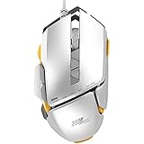 James Donkey Pro Modular Programmable Laser Gaming Mouse 3000 DPI with 5 adjustable levels for Windows / linux HP, Dell, Acer, ASUS, Lenovo, Alienware, Macbook, WoW, LoL and more(325 White)