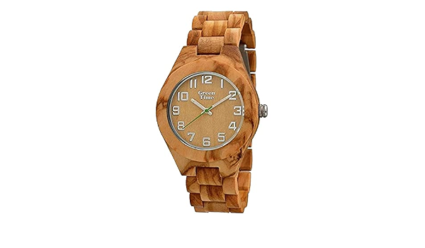 Orologio Legno Ulivo SoloTempo Green Time ZW058A HKQJ5FM : Amazon.it:  Orologi