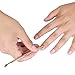 Elite99 Nail Perfection Steel Dual Pusher Cuticle Remover Stainless Steel Double End Manicure Pedicure Nails Cleaner Scraper Tool Gold 5PCS