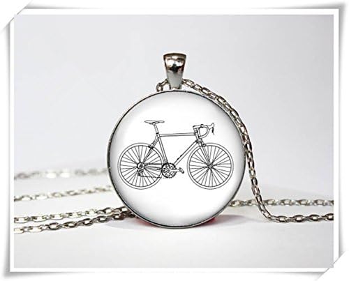 Handmade pendant necklaces, customizable pictures,Vintage Bicycle Necklace, Bike Pendant, perfect gift, Necklace for him