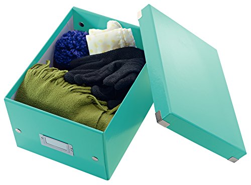 Leitz Caja de almacenamiento peque  a A5  Turquesa  Click and Store  60430051