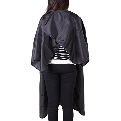 Anself Schwarzer Salon Frisieren wasserdichte Haircutting Gown Friseur Haare schneiden Friseur Haar Tool Cape Tuch Schürze Schatten - 2