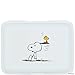 Produktbild BUTLERS Peanuts Brotdose Snoopy & Woodstock 17,5x12,8x6,9 in Weiß mit Comic-Druck - Vorratsdose mit Deckel, Brotbox