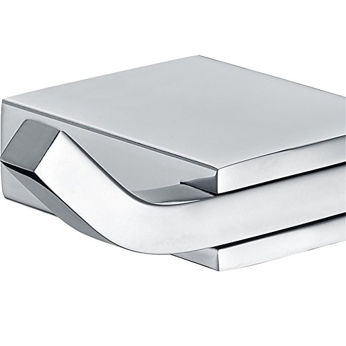 Aothpher 304 Edelstahl verchromt Handtuchhaken, Modern Chrom Handtuch Robe Luxus Quadrat Badezimmer Zubehör - 2