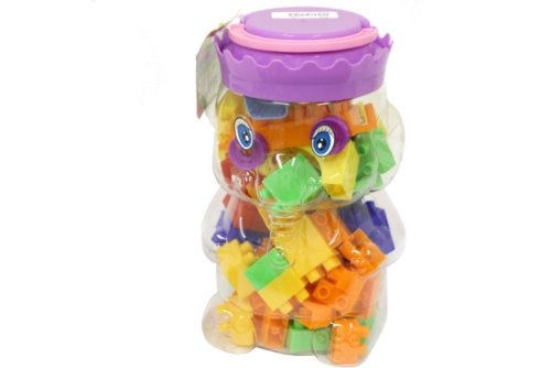 BIG BRIGHT BRICKS IN ELEPHANT TUB