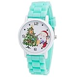 Silikonarmband Armbanduhr Chenang Kinder Farbe Kinderuhr Rosa Mädchenuhr mit Silikonarmband Kinder Silikon Sportuhr Bunte Sport Uhr Kinderuhr Lernuhr (Blau)