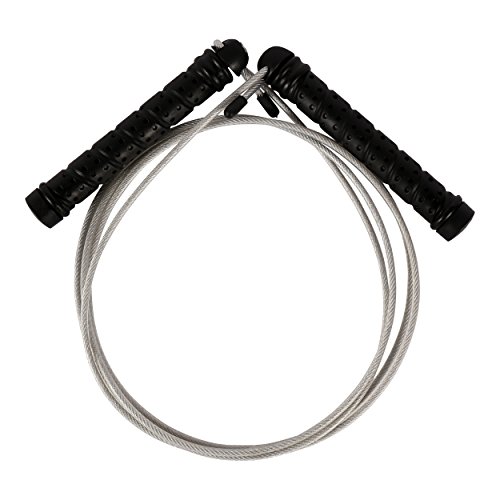 Springseil aus Stahl Professional Studio Qualität mit herausnehmbaren Gewichten Sprungseil - 2
