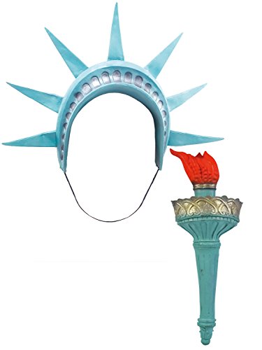Price comparison product image Ladies Statue of Liberty Torch and Headband Set