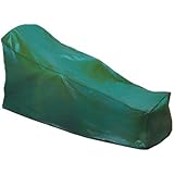 Rayen 6383.20 - Funda de polietileno para tumbona de jardín con cinta ajustable, 72 x 190 x 76 centímetros, color verde