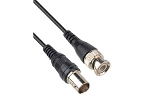 SIENOC Kabel BNC 1 m – wtyczka BNC na żeński przedłużacz CCTV – kabel koncentryczny