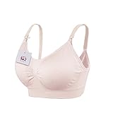 KUCI® Schwangerschafts BH nathloser gefütterter Push-up Still-BH ohne Bügel - 3