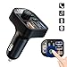 Produktbild ULTRICS Bluetooth FM Transmitter, 3 USB 3.1A Schnellladung KFZ Ladegerät USB, Auto Radio Adapter MP3 Player mit Freisprecheinrichtung Mikrofon Car Kit Kompatibel mit iPhone X/XR/XS und Samsung S9/S8