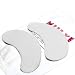 MIILYE Lint Free Under Eye Gel Pads with Smooth Front Side and Collagen Back Side Patches For Pro Salon and Individual Eyelash Extension, Facials (Pack of 50 Pairs)