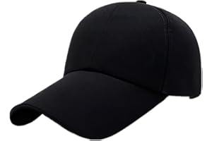 SJTJSPX Casquette de Baseball Casquette Visière Longue Chapeau Sport Unisexe Anti-UV Eté Casquette Cap Hommes Femmes Respirant Chapeau de Soleil Plage Voyage Pêche Golf Casquette Snapback Trucker