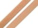 Produktbild 1 m Klettverschluss beidseitig, 20 mm, Klettband, back to back, Kabelbinder (Beige)