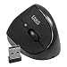 Produktbild Eaxus Ergonomische Vertikale Wireless Maus  800-1200 DPI mit Integriertem Akku und 3 Zusatztasten. Kabellose Optische Maus für Rechtshänder. Vorbeugung gegen Mausarm