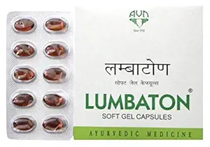 AVN Herbals Ayurvedic Lumbaton Soft Gel Capsule (Green, 90 Capsules)