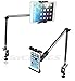 Produktbild Stabile Metall-Tablet Ständer Handy Schwanenhals Halterung einstellbar – Schlösser auf dem Arm, Handy iPad Tablets Lazy Halterung Flexibel mit Bolt Klemme Halterung 360 Grad drehbar Tisch für Apple iPhone 6 6S 7 iPad Mini 3 iPad Air 2 Galaxy Tab 4 10.1 Galaxy Tab A 9,7 8.0 und für andere 10,2–26,9 cm Bildschirm Gerät
