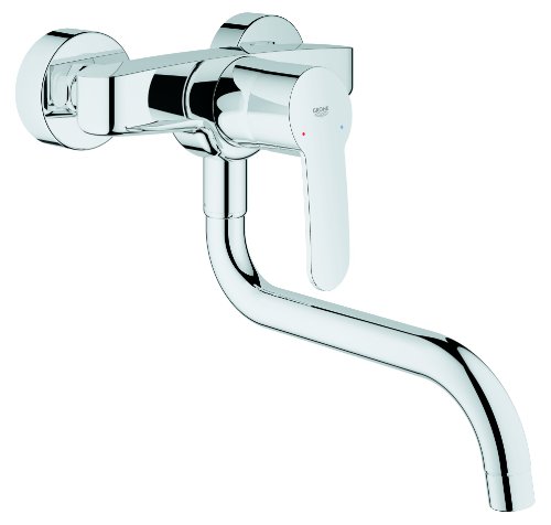 GROHE Eurostyle Cosmopolitan Küchenarmatur, schwenkbarer Auslauf, Schwenkbegrenzung 0° / 150° 33982002